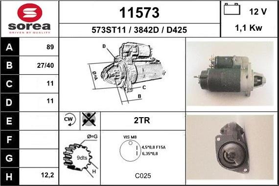 EAI 11573 - Démarreur cwaw.fr