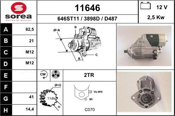 EAI 11646 - Démarreur cwaw.fr