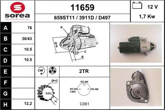 EAI 11659 - Démarreur cwaw.fr