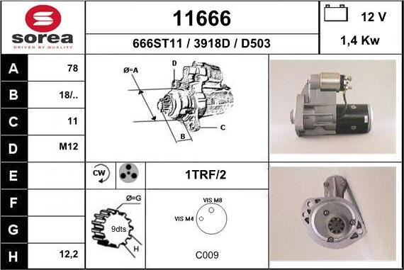 EAI 11666 - Démarreur cwaw.fr