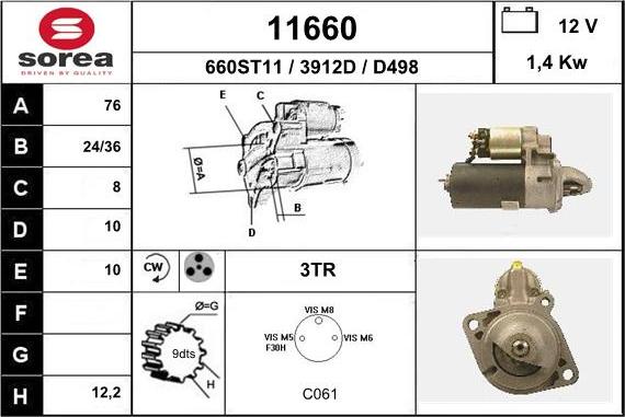 EAI 11660 - Démarreur cwaw.fr