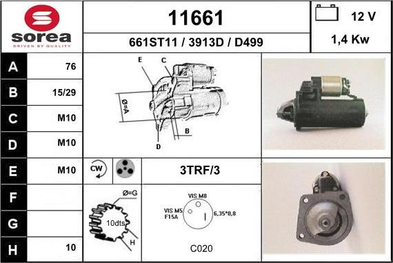 EAI 11661 - Démarreur cwaw.fr