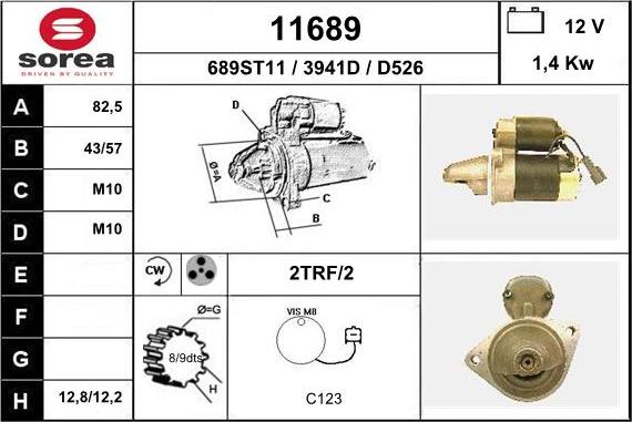 EAI 11689 - Démarreur cwaw.fr