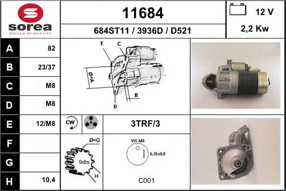 EAI 11684 - Démarreur cwaw.fr