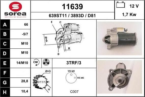 EAI 11639 - Démarreur cwaw.fr