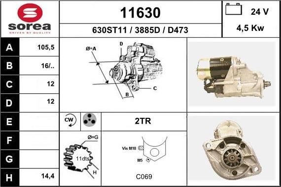 EAI 11630 - Démarreur cwaw.fr