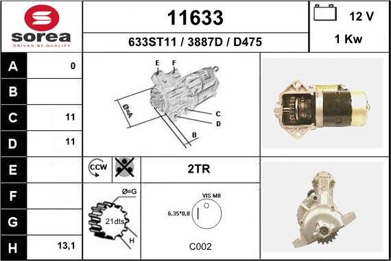 EAI 11633 - Démarreur cwaw.fr