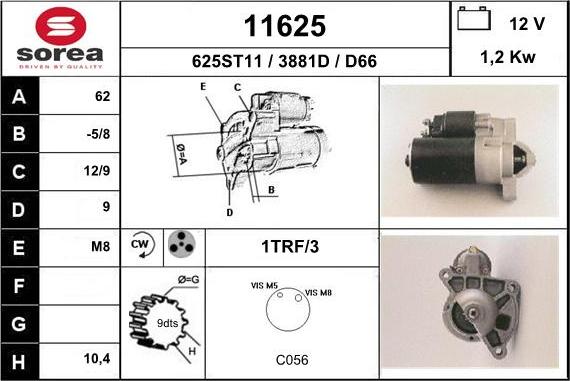 EAI 11625 - Démarreur cwaw.fr