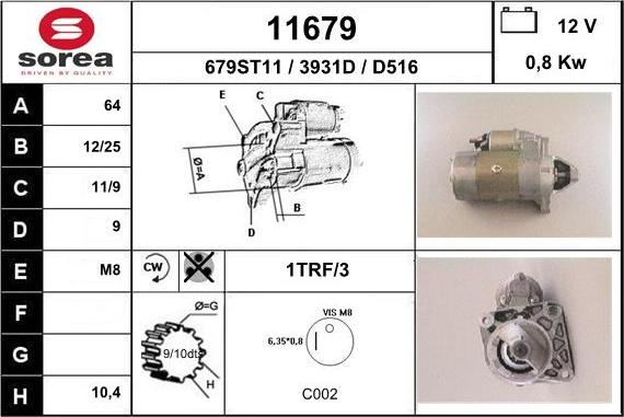 EAI 11679 - Démarreur cwaw.fr