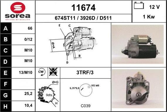 EAI 11674 - Démarreur cwaw.fr