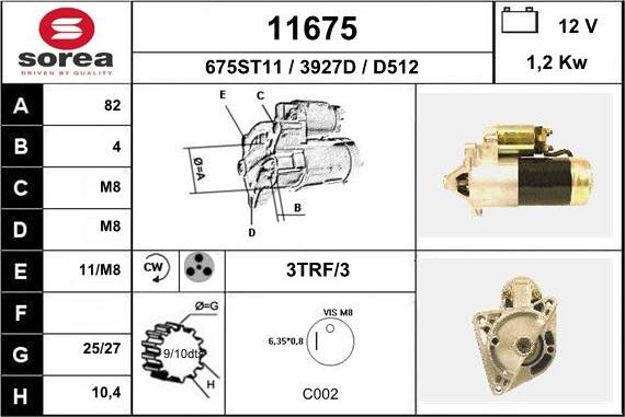 EAI 11675 - Démarreur cwaw.fr