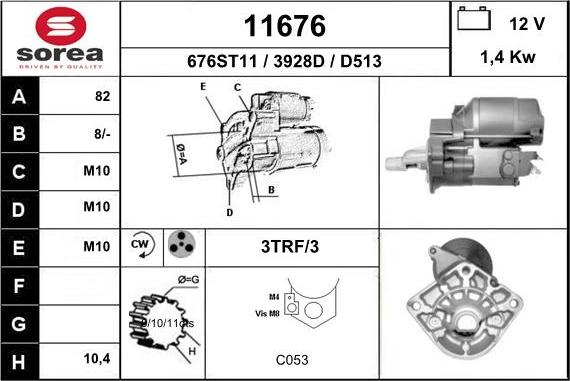 EAI 11676 - Démarreur cwaw.fr