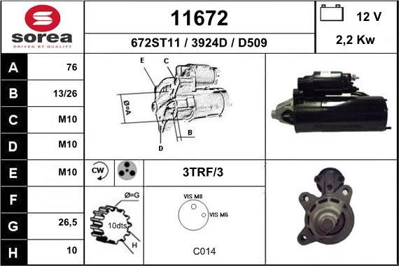 EAI 11672 - Démarreur cwaw.fr