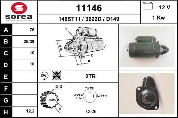 EAI 11146 - Démarreur cwaw.fr