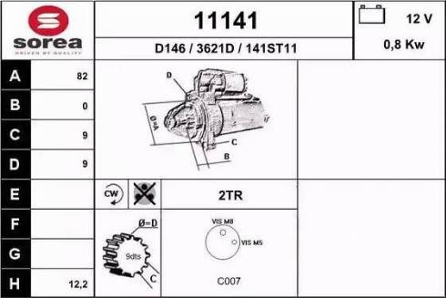 EAI 11141 - Démarreur cwaw.fr