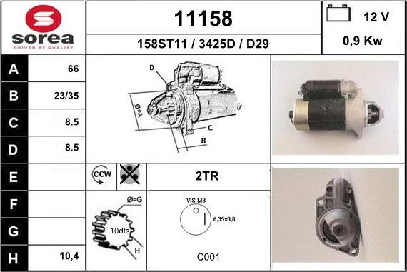 EAI 11158 - Démarreur cwaw.fr