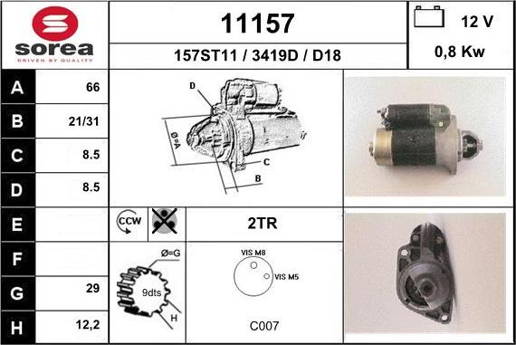 EAI 11157 - Démarreur cwaw.fr