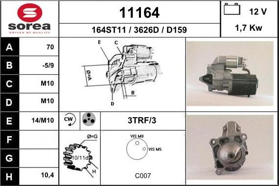 EAI 11164 - Démarreur cwaw.fr