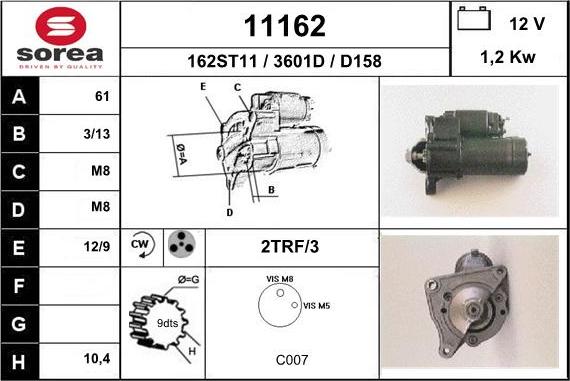 EAI 11162 - Démarreur cwaw.fr