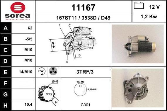 EAI 11167 - Démarreur cwaw.fr