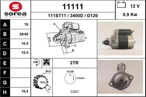 EAI 11111 - Démarreur cwaw.fr