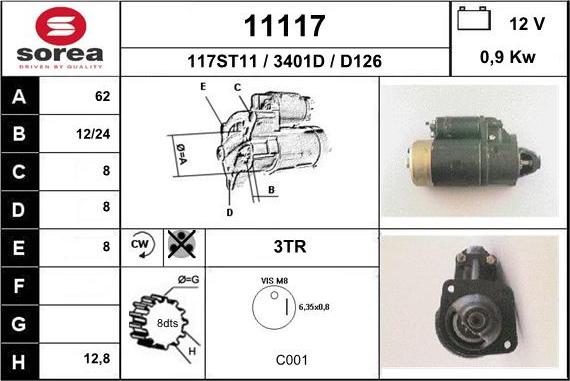 EAI 11117 - Démarreur cwaw.fr