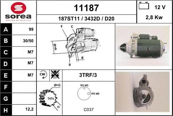 EAI 11187 - Démarreur cwaw.fr