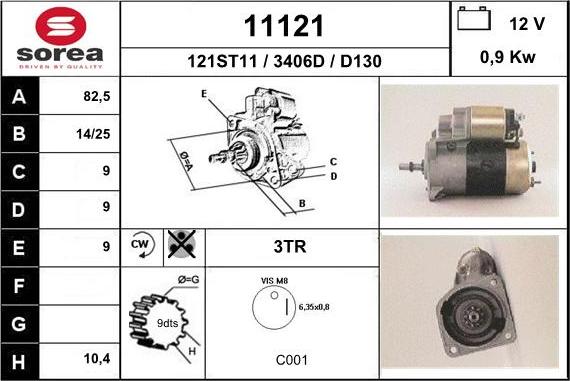 EAI 11121 - Démarreur cwaw.fr