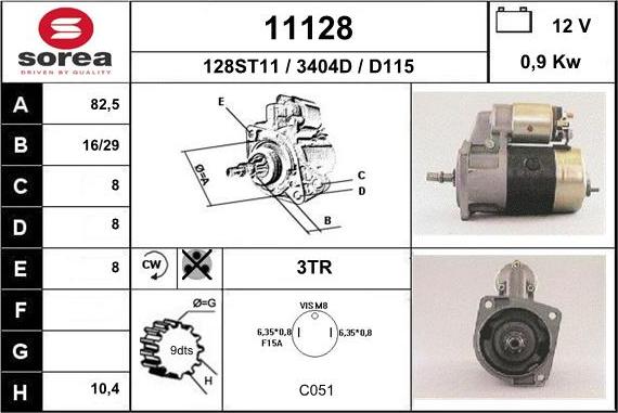 EAI 11128 - Démarreur cwaw.fr