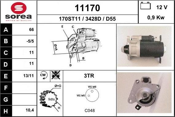 EAI 11170 - Démarreur cwaw.fr