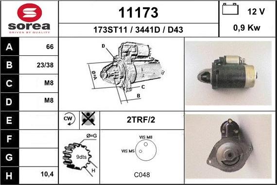 EAI 11173 - Démarreur cwaw.fr