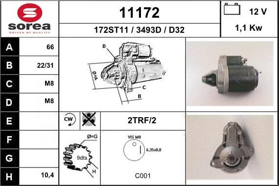 EAI 11172 - Démarreur cwaw.fr