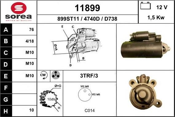 EAI 11899 - Démarreur cwaw.fr