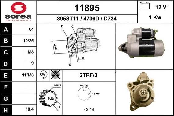 EAI 11895 - Démarreur cwaw.fr