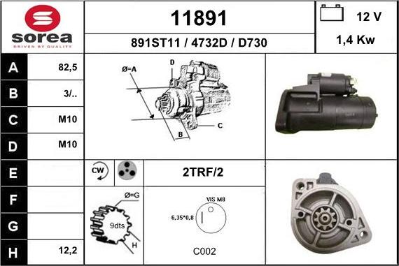 EAI 11891 - Démarreur cwaw.fr