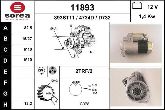 EAI 11893 - Démarreur cwaw.fr