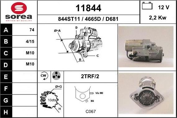 EAI 11844 - Démarreur cwaw.fr