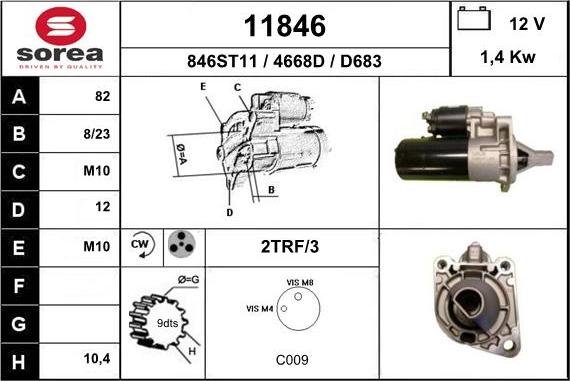 EAI 11846 - Démarreur cwaw.fr