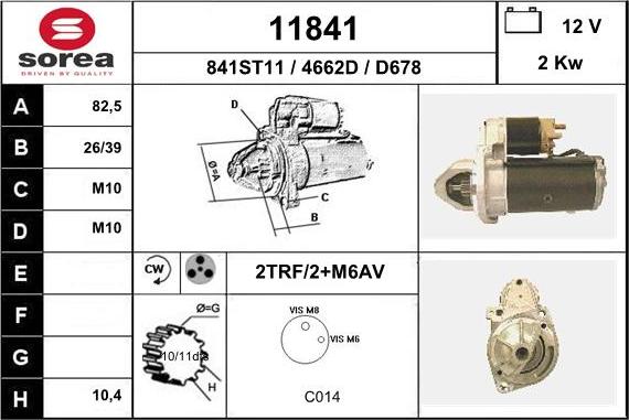 EAI 11841 - Démarreur cwaw.fr