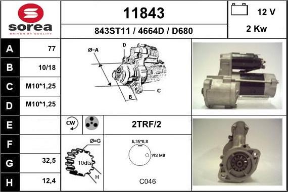 EAI 11843 - Démarreur cwaw.fr