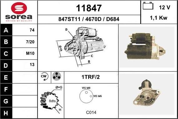 EAI 11847 - Démarreur cwaw.fr