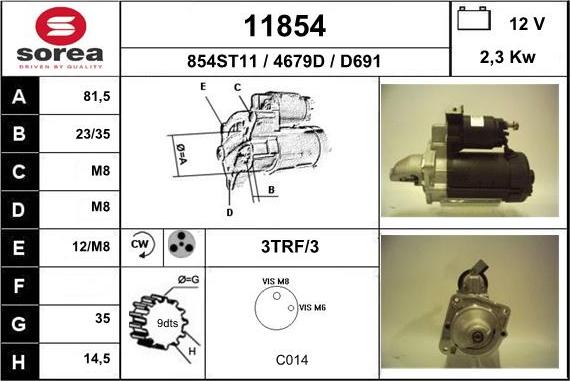 EAI 11854 - Démarreur cwaw.fr