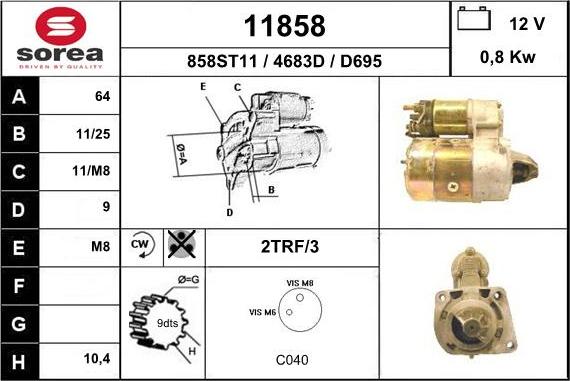 EAI 11858 - Démarreur cwaw.fr