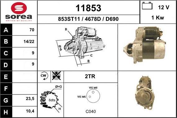 EAI 11853 - Démarreur cwaw.fr