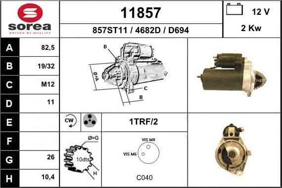 EAI 11857 - Démarreur cwaw.fr