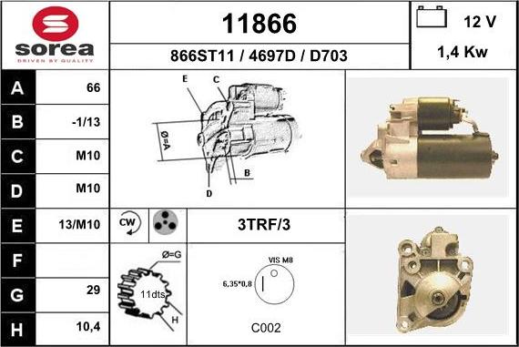 EAI 11866 - Démarreur cwaw.fr