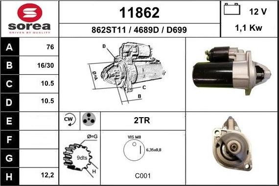 EAI 11862 - Démarreur cwaw.fr