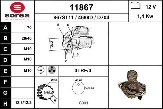 EAI 11867 - Démarreur cwaw.fr