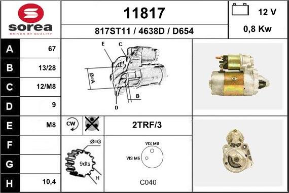 EAI 11817 - Démarreur cwaw.fr