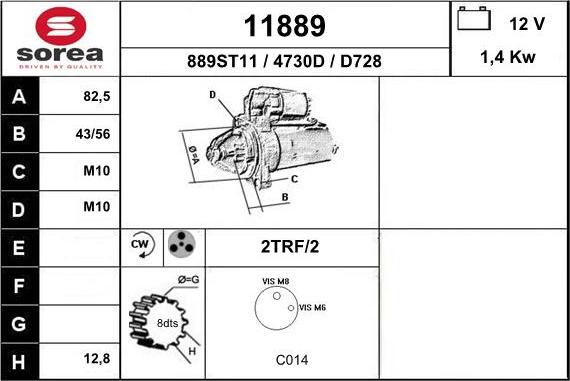 EAI 11889 - Démarreur cwaw.fr